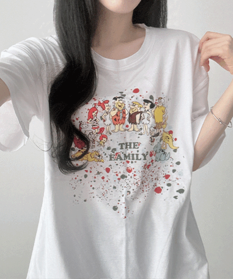 팔레스 프린팅 티셔츠